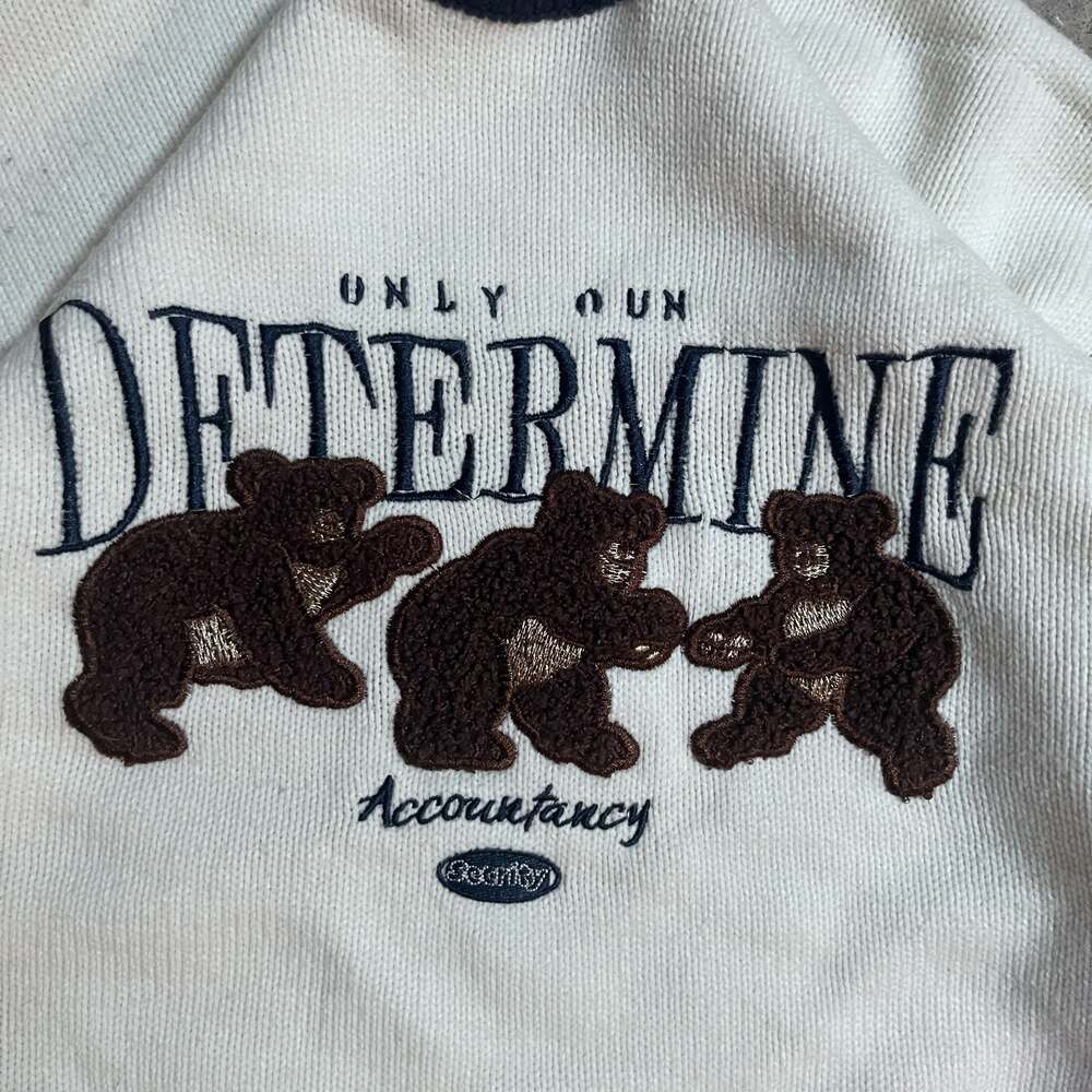 Aelfric Eden Only Our Determine Accountancy Bear Knit Sweater XL